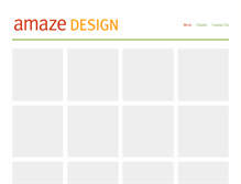 Tablet Screenshot of amazedesign.com